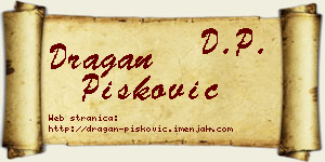 Dragan Pisković vizit kartica